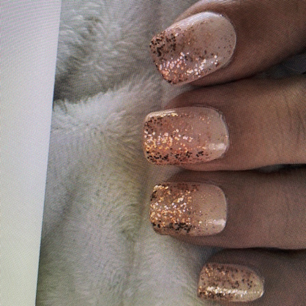 Color Street Nail Polish Strips Havana Honey and Coming up Rose Gold